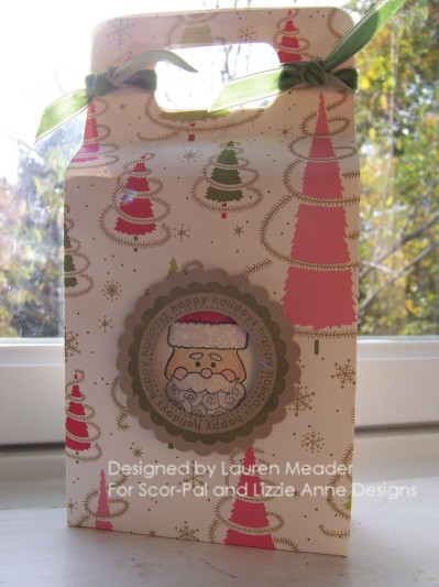 Saturday Sketch-Boxed bag holder - My Time, My Creations, My Stampendence
